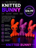 3D Knitted Bunny