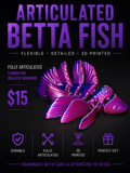 Articulated Betta Fish